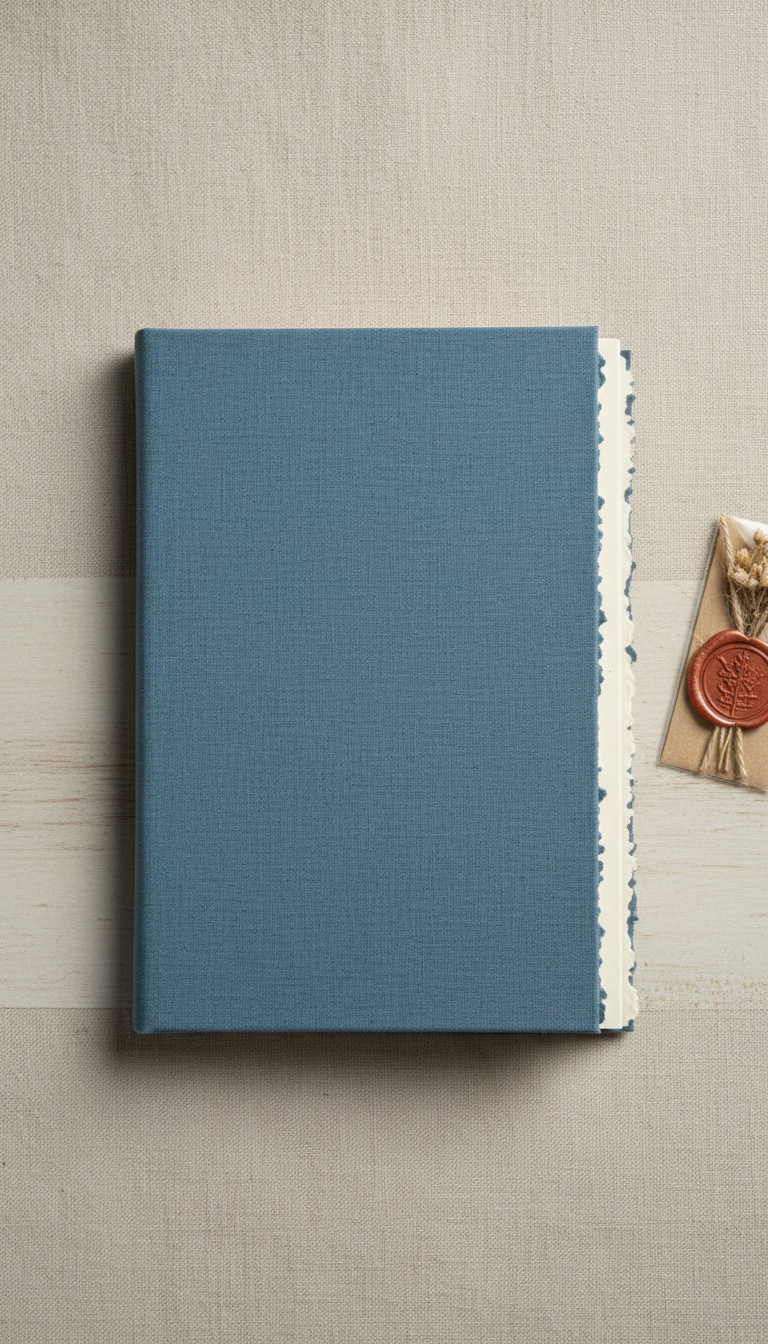 Blue Linen Storykeeper Notebook